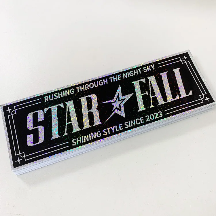 Custom Waterproof Uv Resistance Classic Driff Small Dots Glitter Sparkly Slap Sticker For Car