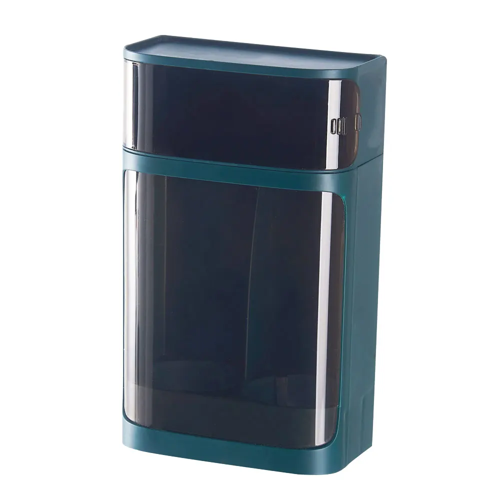 good price of disposable paper cup holder / dust proof / large capacity with storage box can hold tea bag and coffee bag