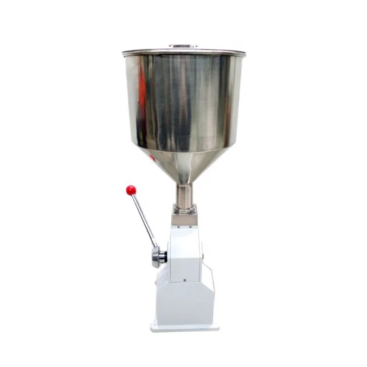
A02 Pneumatic Liquid Water Milk Oil Paste Plastic Metal Bottles jar Cans Barrels without particles Filling Machine cheap price 
