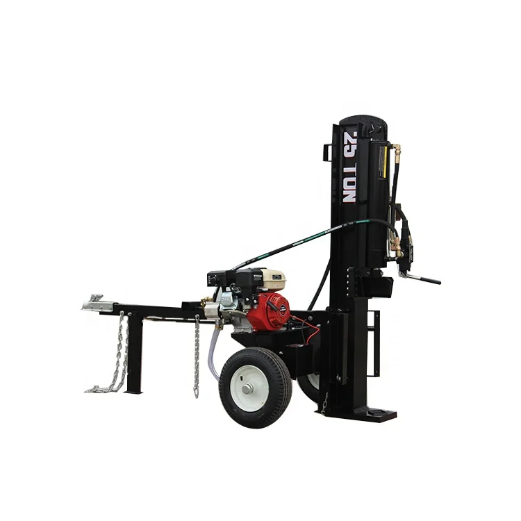 25Ton high quality efficient commercial log splitter  CE diesel firewood machine automatic  european firewood processor