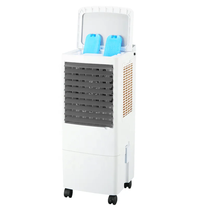 two stage evaporative peltier room air conditionermachine with 120 degrees automatic swing