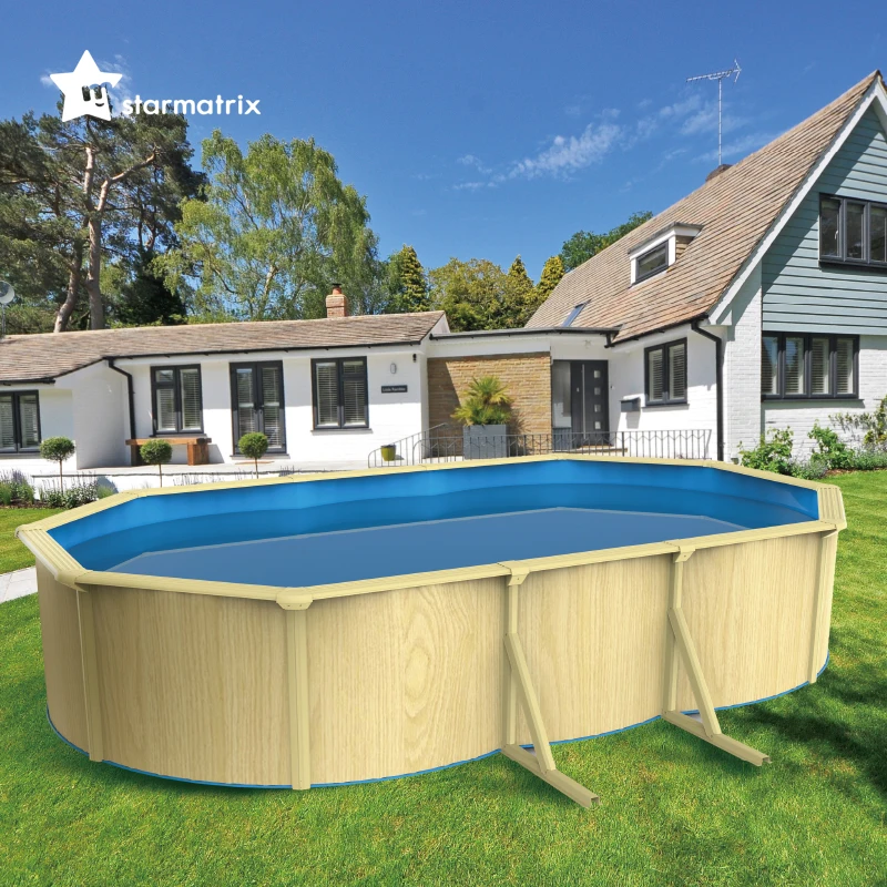 STARMATRIX Factory OEM Service Offered Swimming Pool PVC Liner Available Above Ground Steel Wall Pool