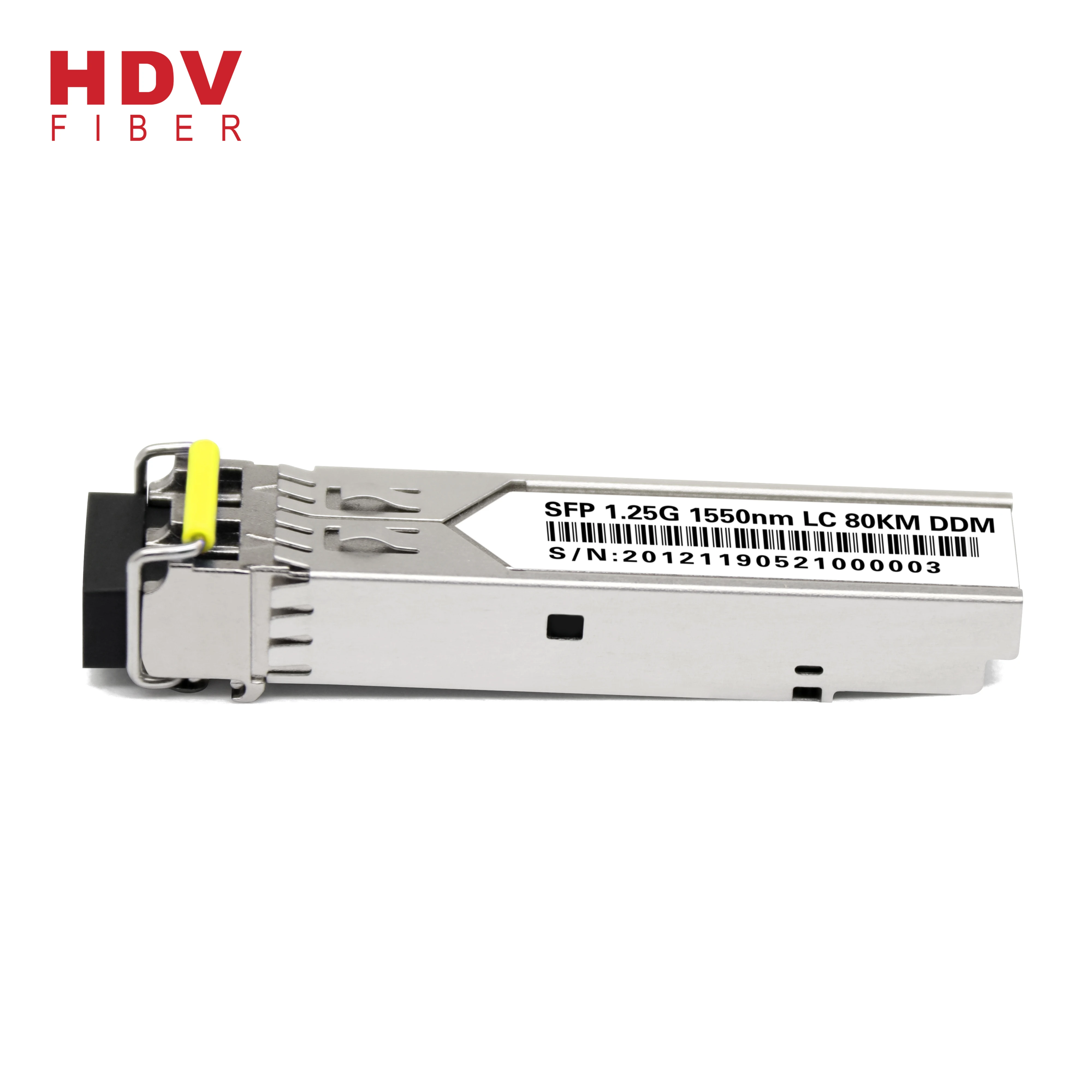 Telecommunication 1.25g 80km 1310nm sfp module lc optical transceiver