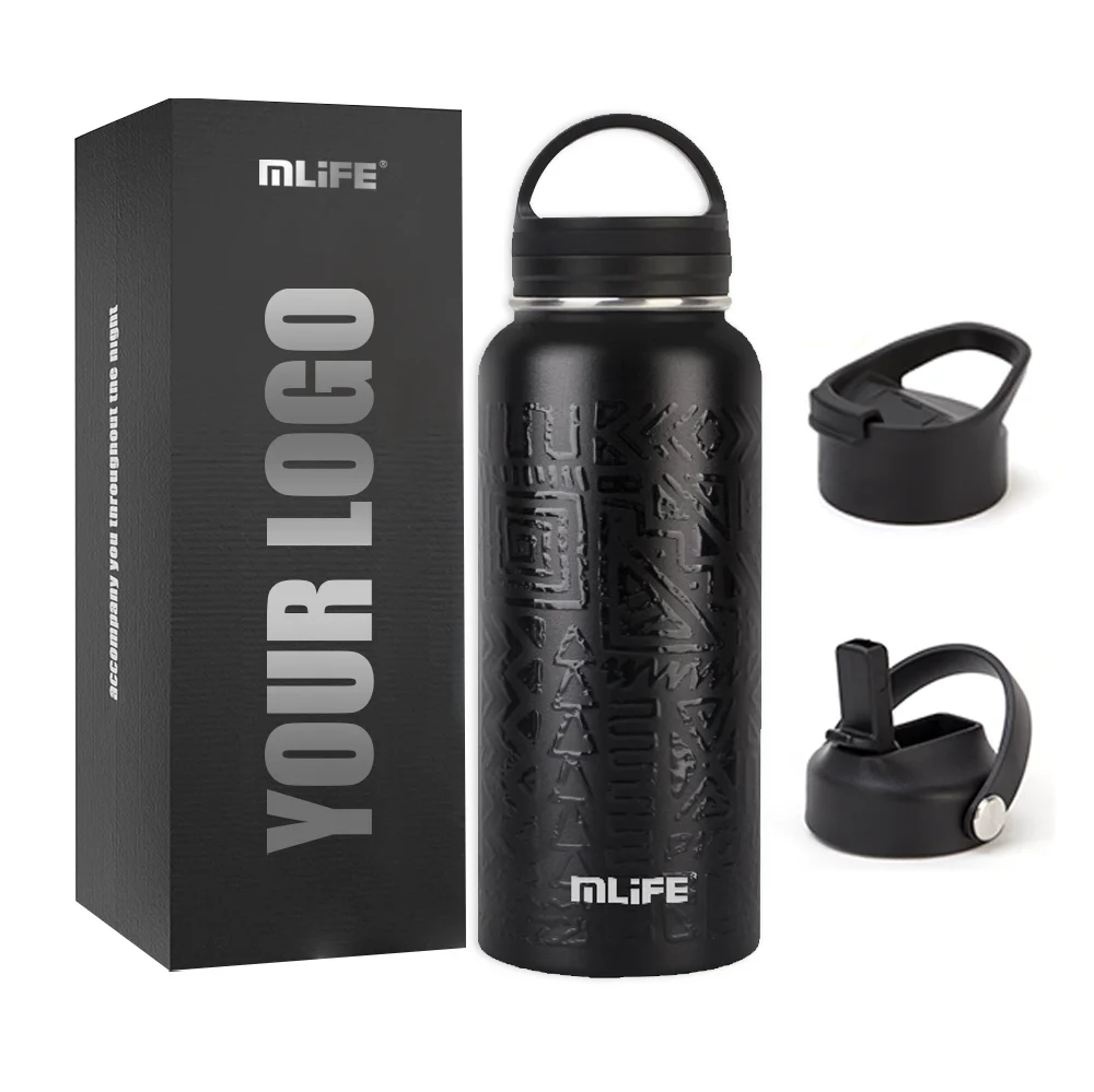 double wall 1 litre 8oz 500ml packing hot cold tea bottle sublimation 304 s/s metal hydro thermos wine stainless steel flask