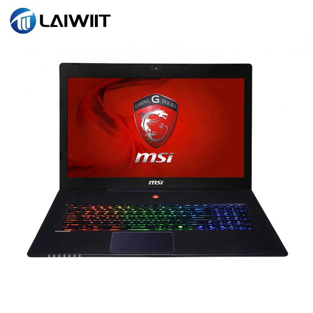 LAIWIIT 17 inch   GS70 2PE Stealth Pro Used laptop Msi desktop gaming computers core i7  3Gb Grphics cheap laptops notebook