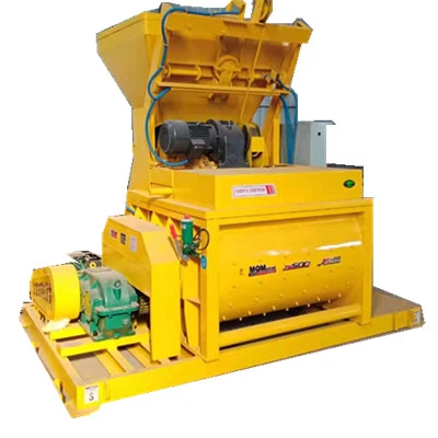 JS750 double horizontal shaft forced concrete mixer     cement mixer machine