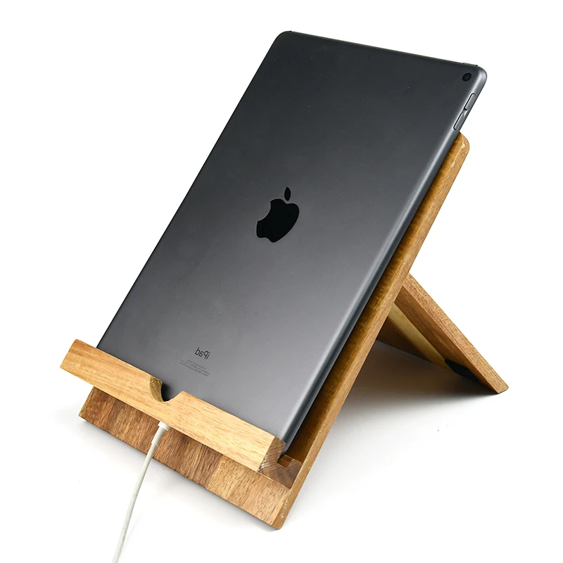 Бамбуковая деревянная Регулируемая открытая подставка для чтения книг