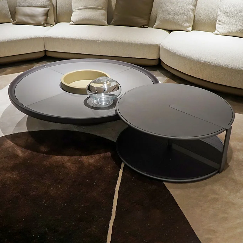 Modenfili Mesa De Centro Café Modern Round Niche Design Luxury Round Table Coffee Table Basse For Living Room Couchtisch