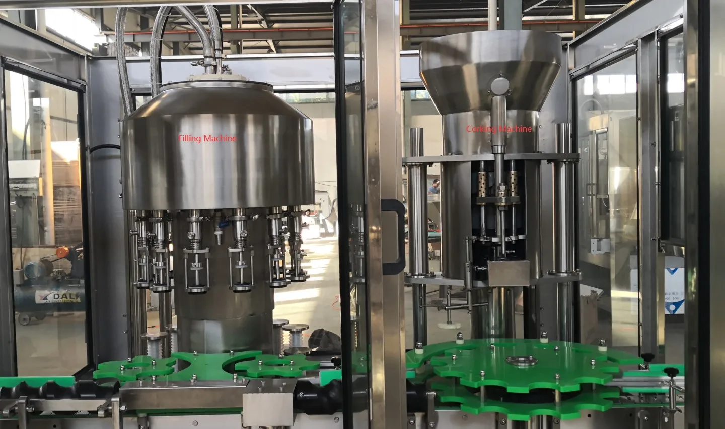 Wine Whisky Vodka Liquid Bottling Production Line  Machine 3 in 1 Glass Bottle Filling Machine Line
