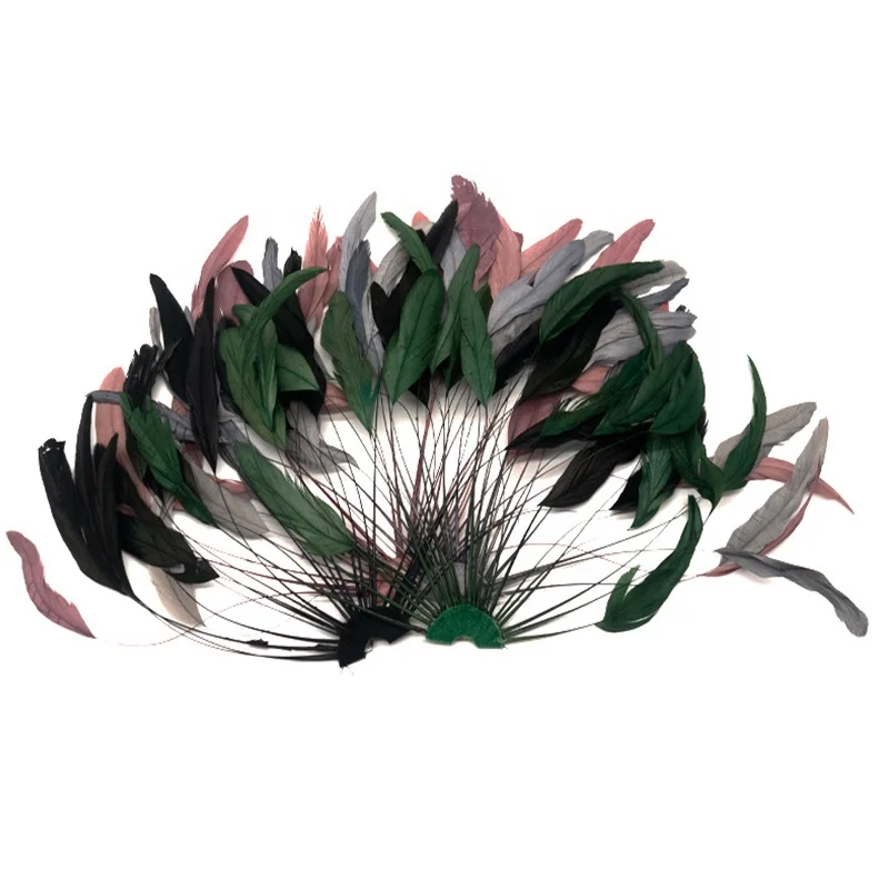Millinery Feathers Headpieces Feather Fan for Hats Making