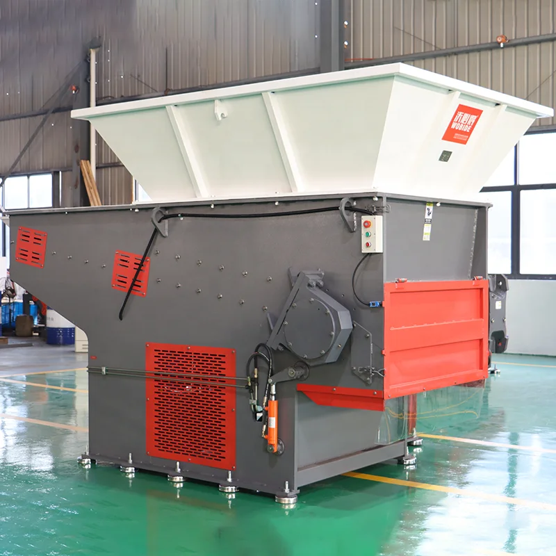 CE Jumbo Bags Recycling Bottle Industrial Automatic Single Shaft Shredder Plastic Price