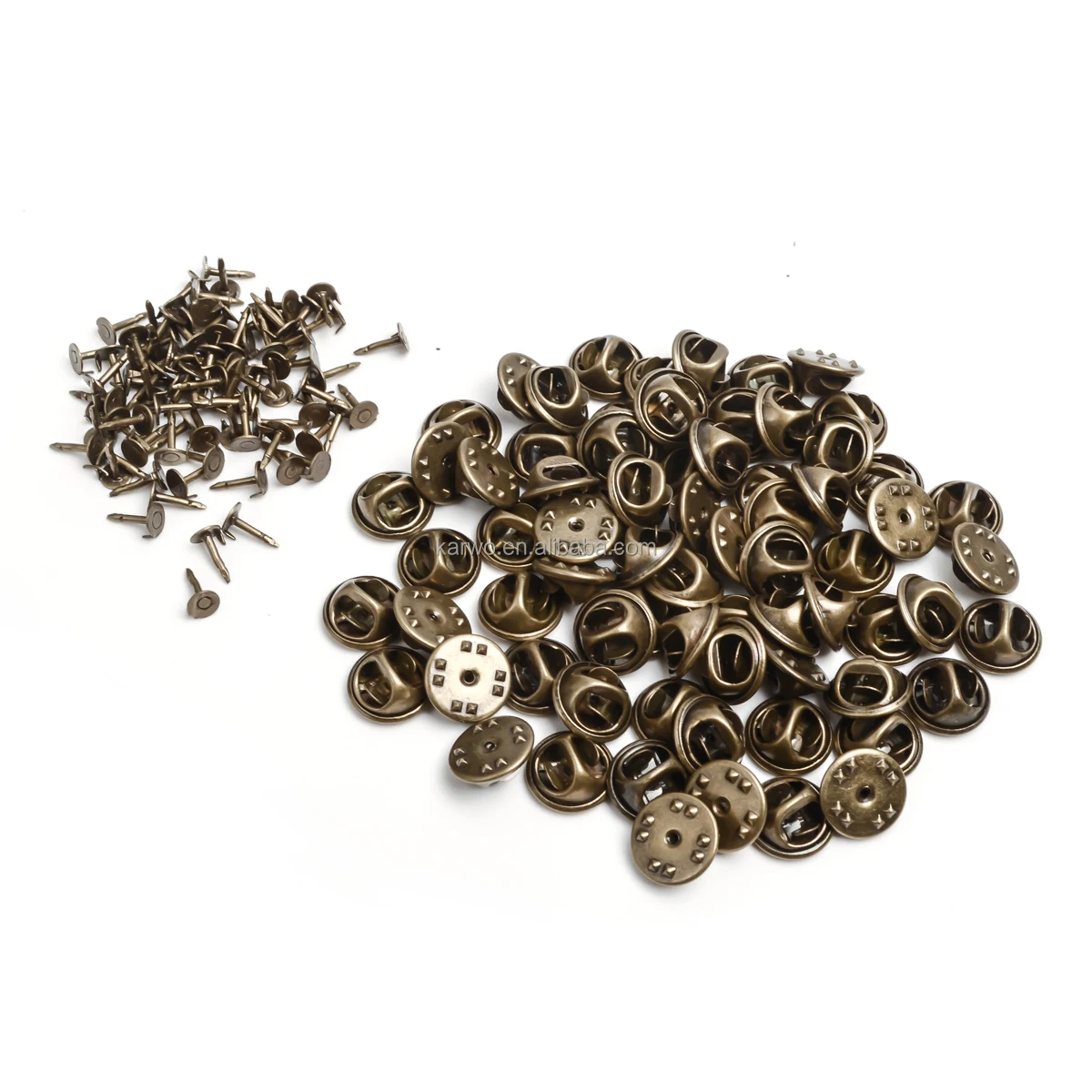 High Quality 11.5mm Metal Butterfly Clutch Pin Back Badge Accessories