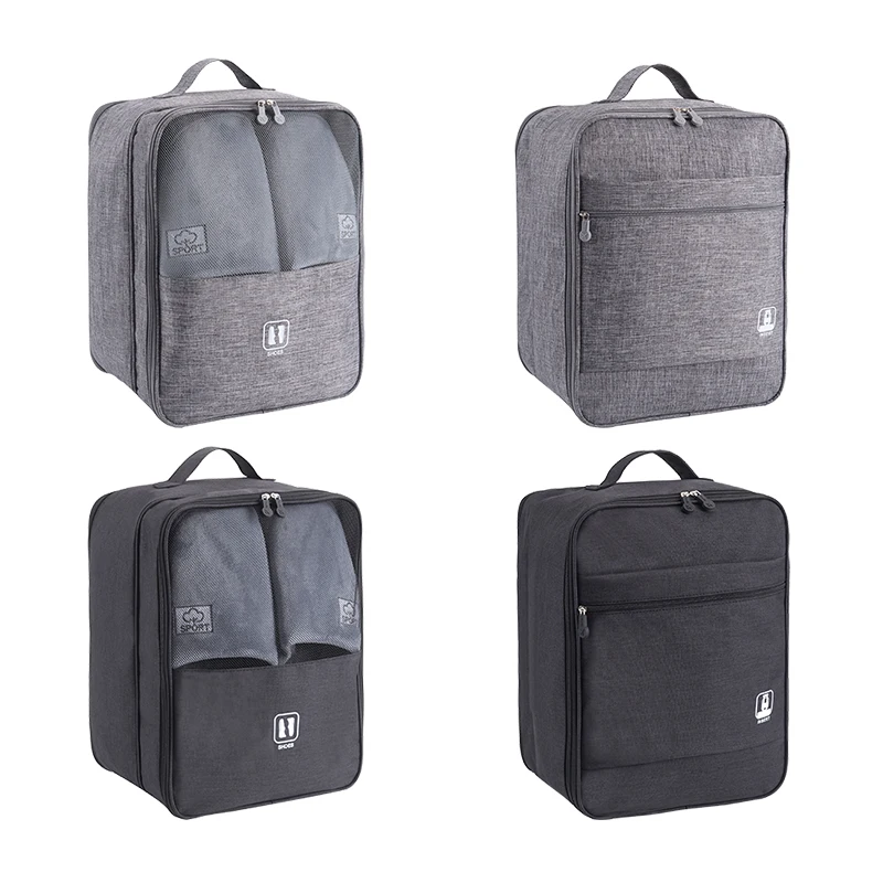 Fashionable oxford fabric travel shoe storage bag foldable shoes organizer for clothes socks