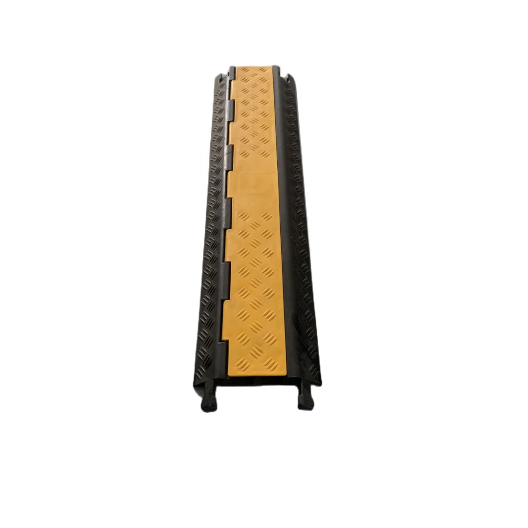 HOGNQIAO Rubber Plastic Events Cable Protector Cover 2 Channel Road Speed Bump Cable Protector