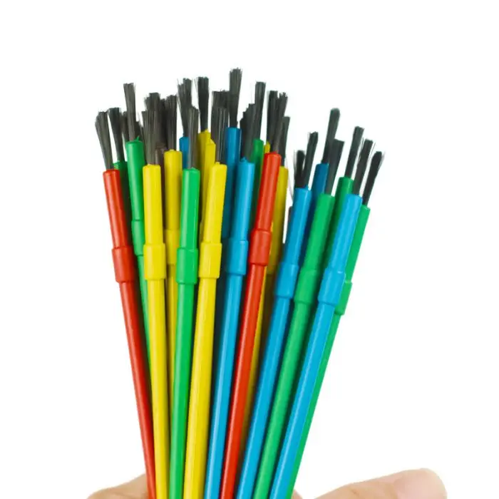 DIY Children Bristles Kids Colorful Plastic Artist Watercolor Paint Brush Set