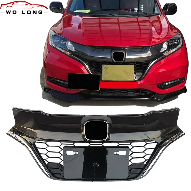 Высококачественная ромбовидная решетка, передняя Автомобильная решетка для Honda HRV 2015 2016 2017 2018