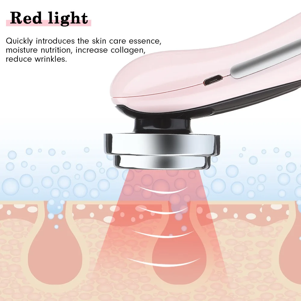 NEW Personal Care Beauty Ladies Home Beauty Face Machine Facial Massage Machine Masajeador Facial Con Iones