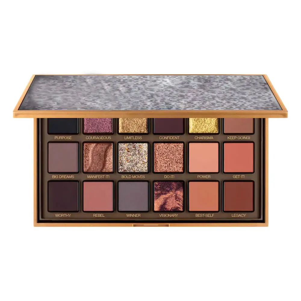 Custom Your Own Brand Cardboard Eyeshadow Palette Private Label High Pigment Custom Eye Shadow Palette Shimmer Eyeshadow Palette