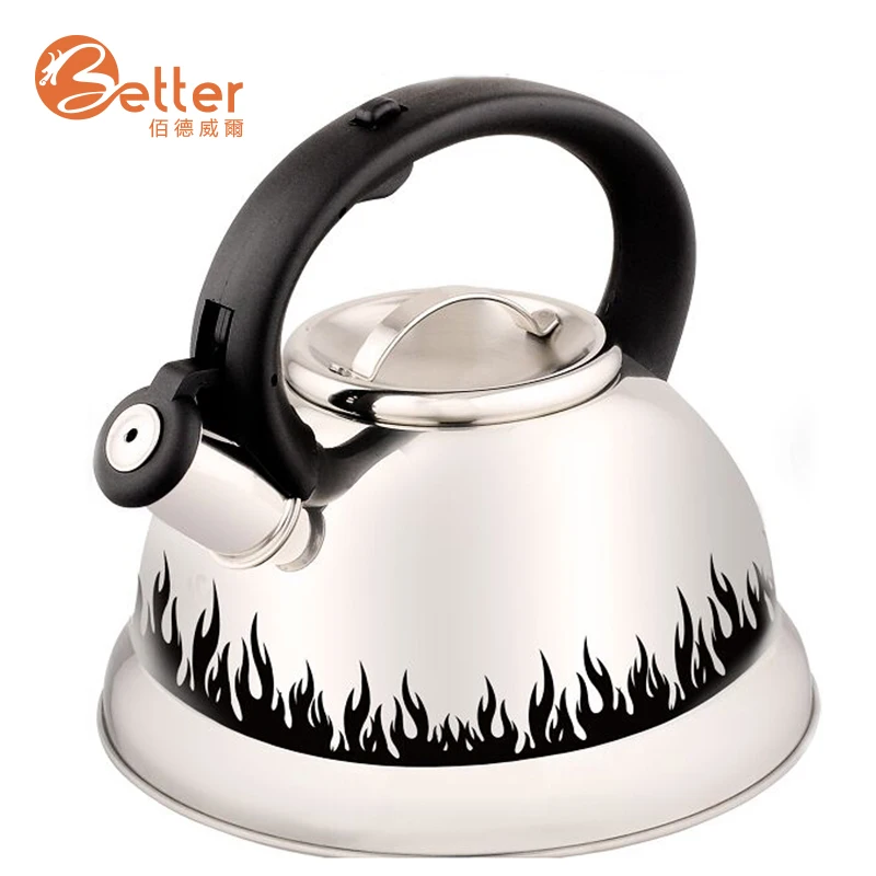 Популярный продукт из нержавеющей стали изменение цвета свистящий чайник для кухни