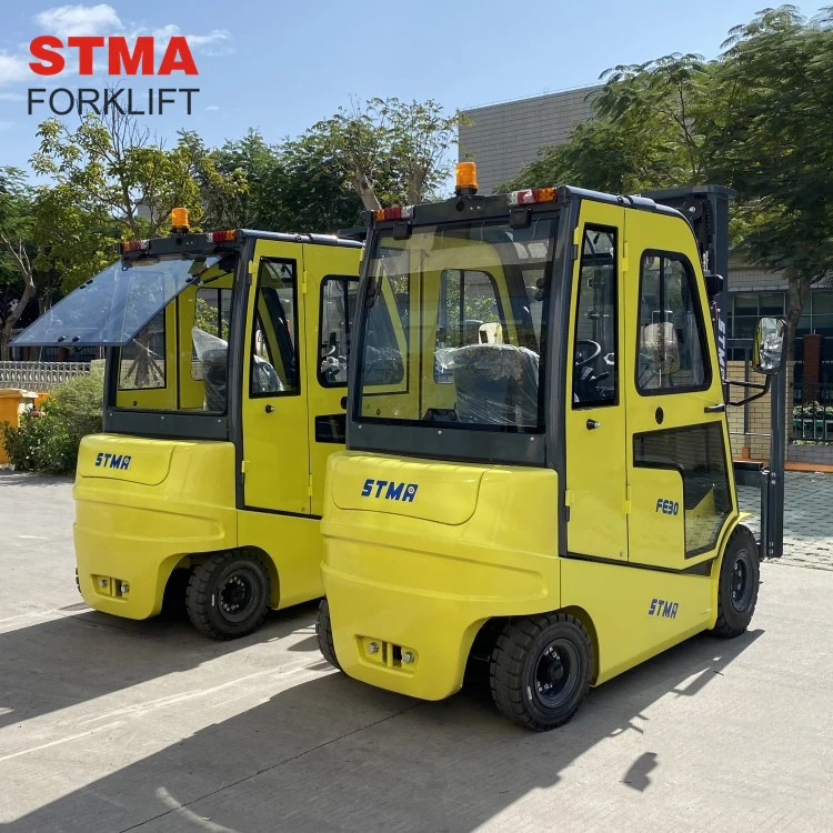 Новый вилочный погрузчик STMA AC power, цена, 3 тонны, 8000 фунтов, вилочный подъемник с закрытой кабиной и кондиционером