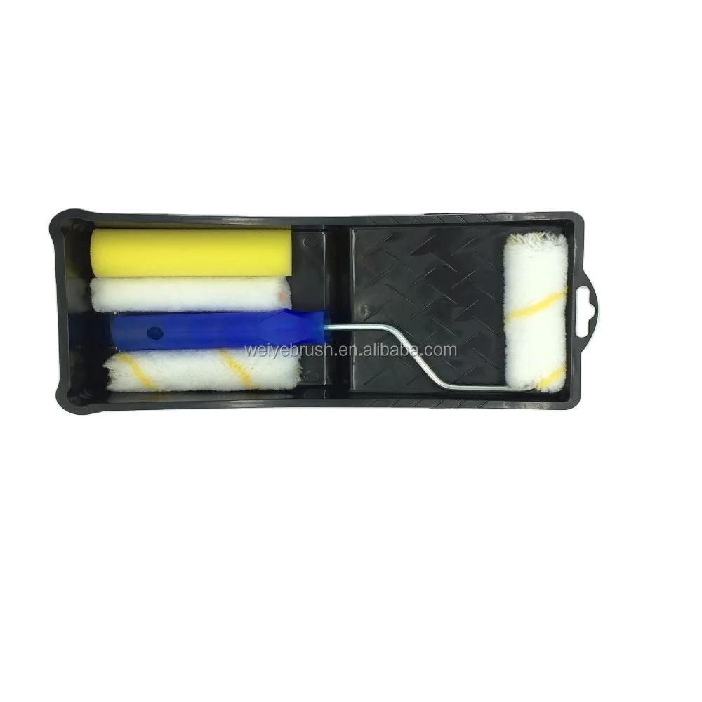 Paint roller set paint roller sleeve paint tray