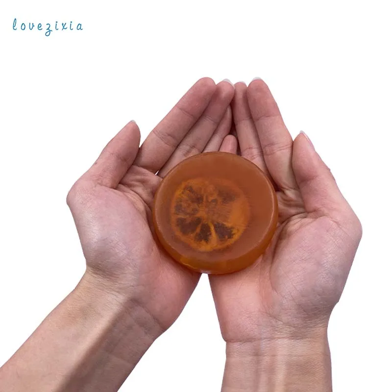 Manufacturers stock lemon cold handmade soap cleansing moisturizing tender skin OEM private custom LOGO