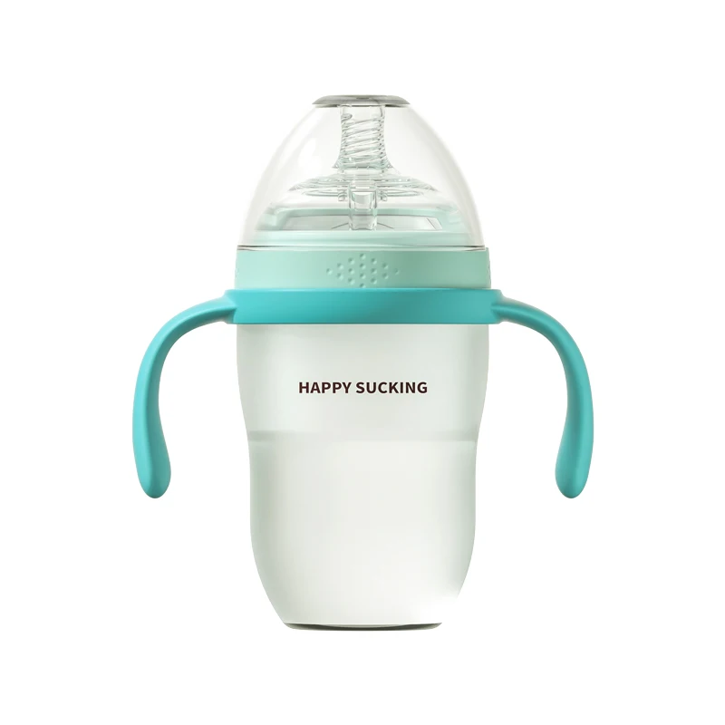8 oz 240ml BPA-Free Silicone Feeding Bottle - 100% Food Grade Safe for Milk Perfect Baby Cup Newborns