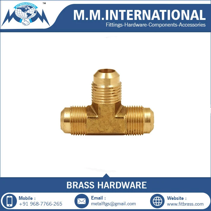 Brass Condenser Union Flare Fittings Forged Metric Fittings