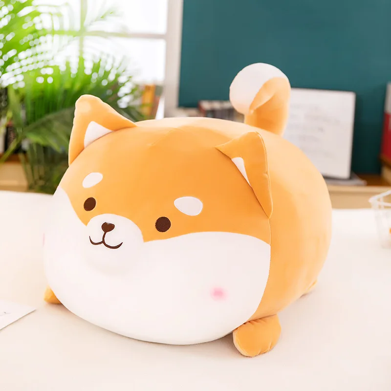 Cute Cotton down Dog Doll Plush Toy Soft Cartoon Animal Design for Stress Relief PP Filled Gift for Pups Rabbits Bag Lovers