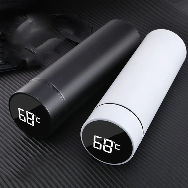 Intelligent Stainless Steel Bottle Cup Temperature Display Vacuum Flasks Travel Car Coffee Mug