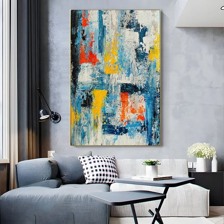 Custom Abstract Canvas Painting On Canvas Modern Oil Painting Canvas Print Large Wall Art for Home Decor