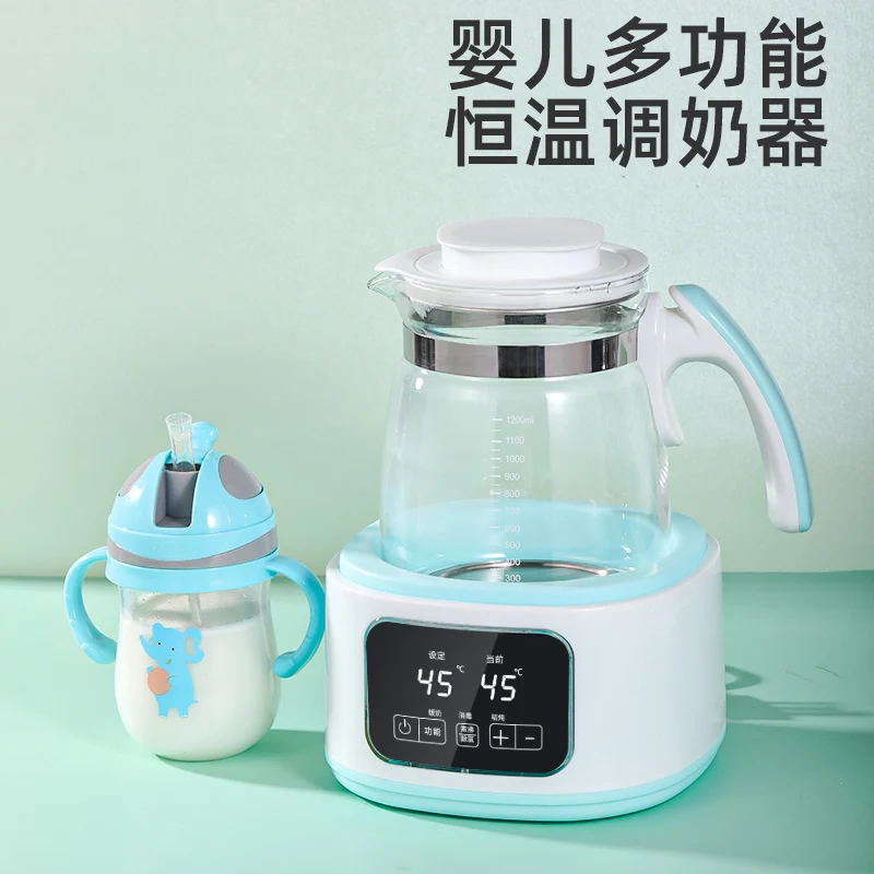 factory OEM/ODM service customization electric glass kettle boil water baby milk  keep warm