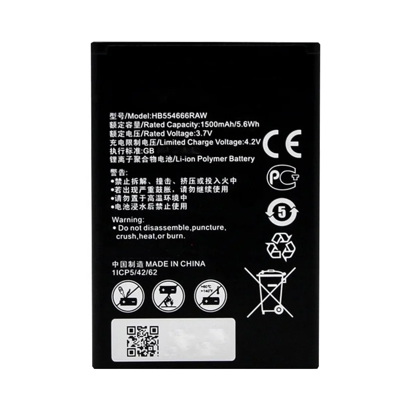 
mobile phone Li-ion Replacement 1500mAh HB554666RAW For Huawei E5330 E5336 E5372 E5375 Akku DDP service 