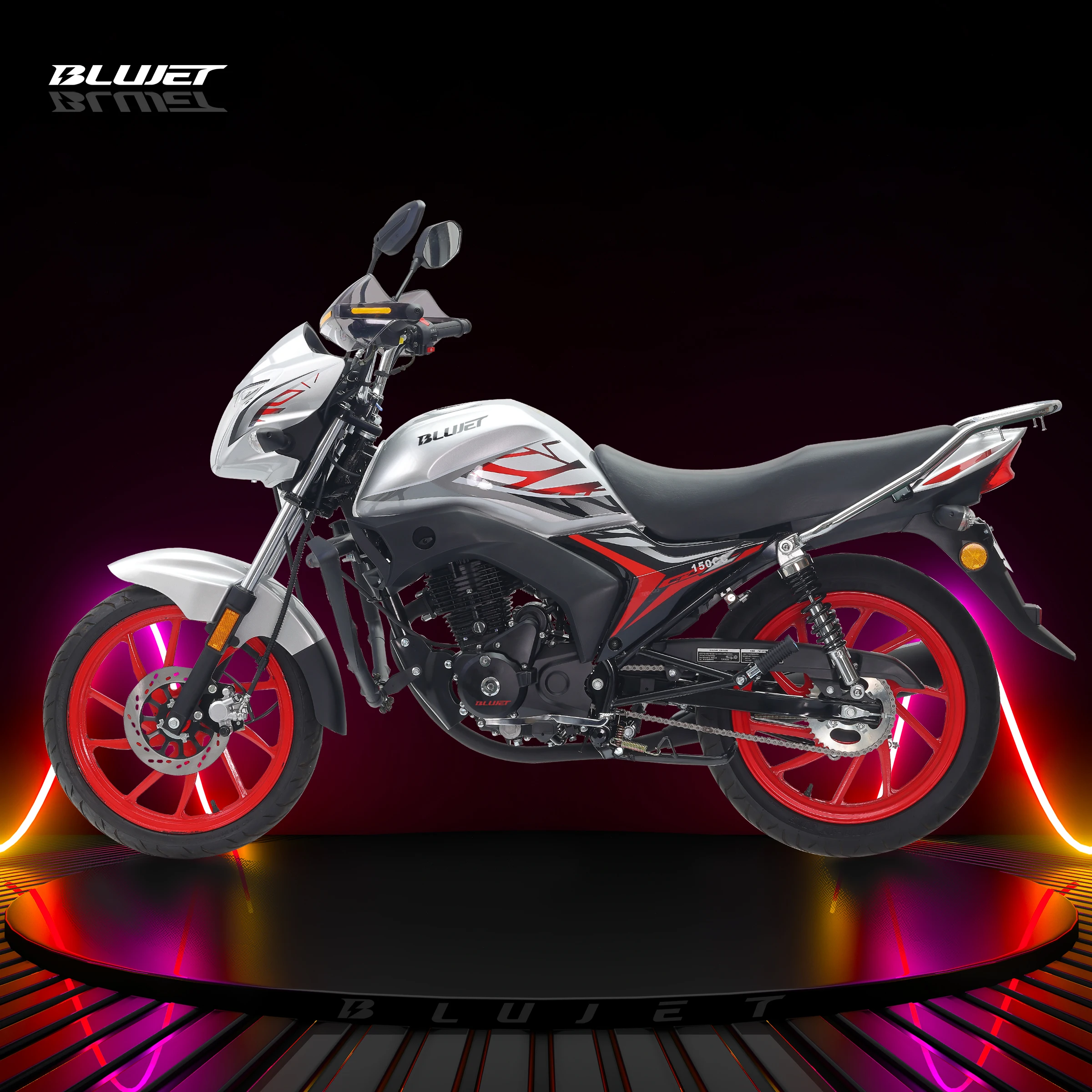 Funride 150  New 150cc street motorcycle push rod CG1500 engine digital meter disc brake for Latin America market