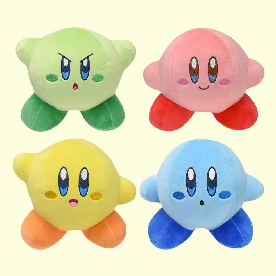 4 Nintendos Games Cartoon Stared Kirbys Plush Toys Wholesale