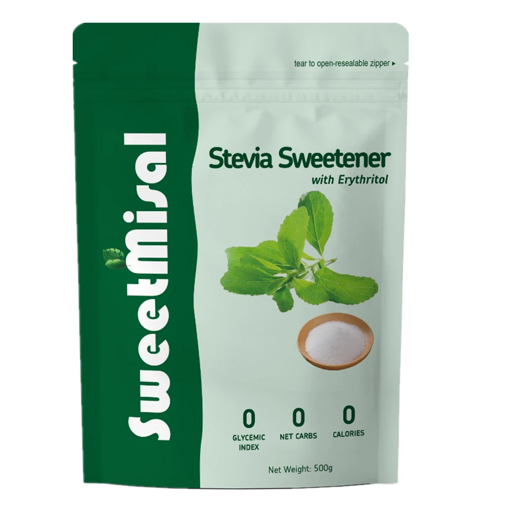 Stevia Blends In The Raw, Plant Based Zero Calorie Sweetener Stevia mixed erythritol, stevia sachets