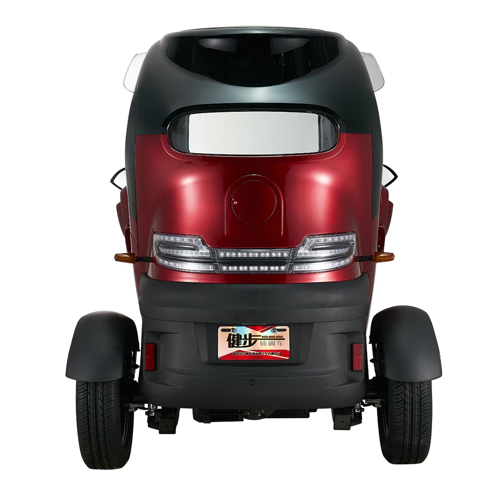 POLARIS High Speed Electric Passenger Tricycle Trike Scooter Motorcycle with 3 Wheel for Adult