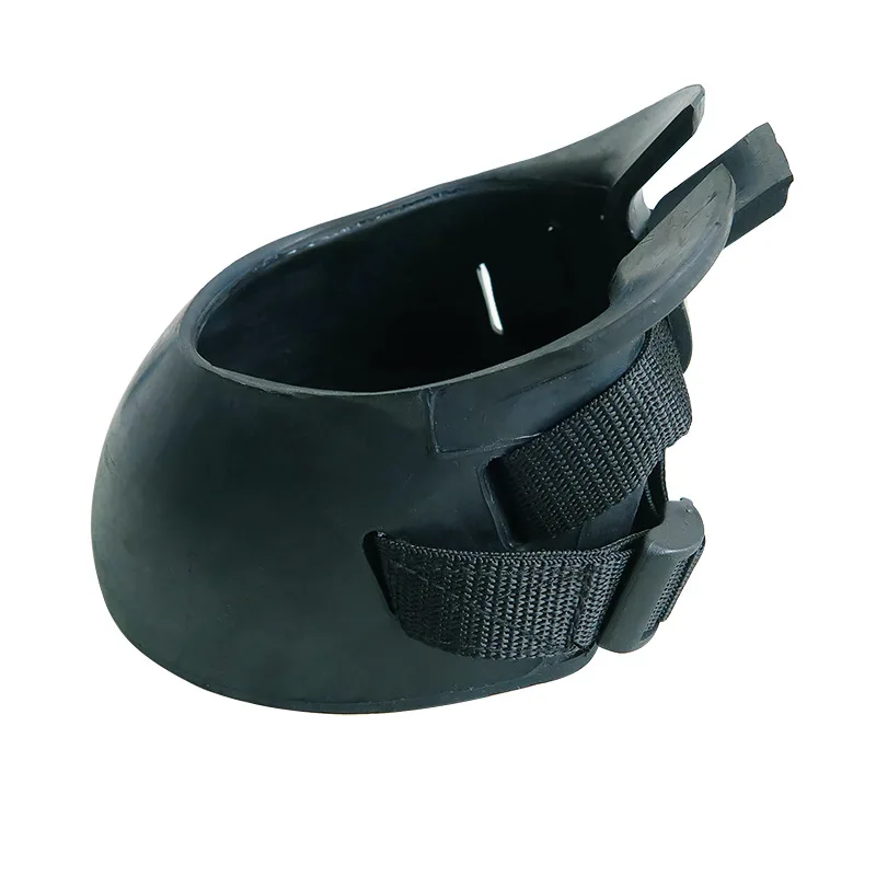 Horshi Black Rubber Horse Guard Hoof Boots to Protect the Injured Horse Hoof