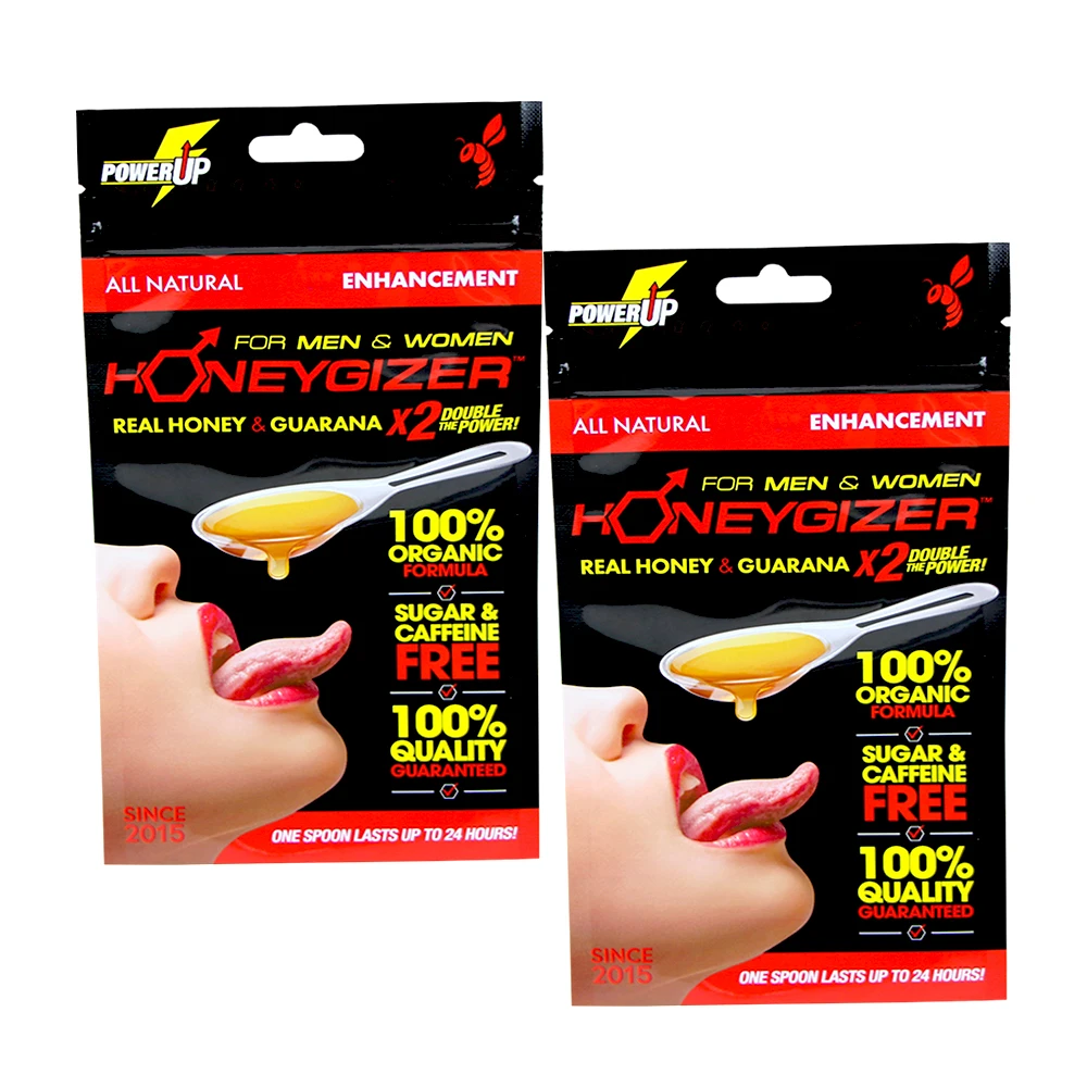 Empty! Royal Honey Pouch Liquid Packaging Bag Emballage Alimentaire Bottle Shape Rhino Real Honey Sachet Bags