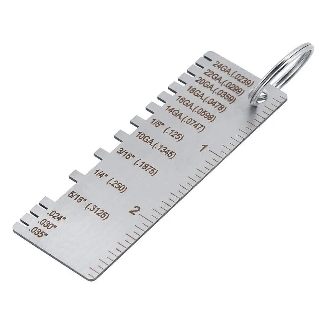 Weld Seam Inspection Ruler, Thickness Gauge Inspection Gauge, Weld Seam Measurement Tool, Stainless Steel Measuring Tool