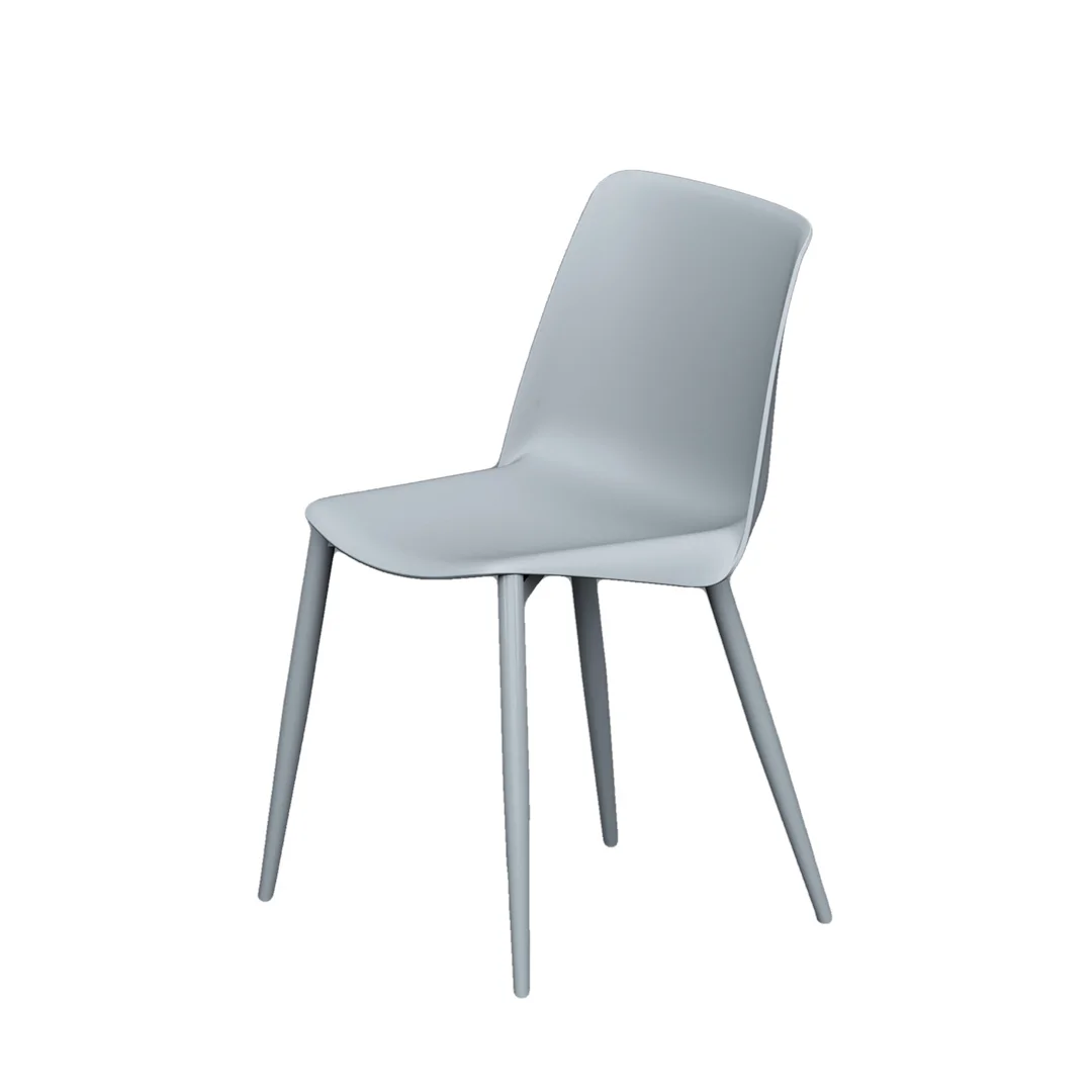 Factory New Design Modern Home Furniture metal legs Plastic Dining Chair