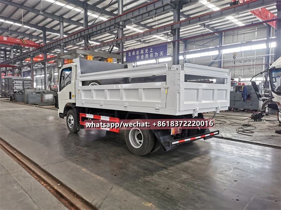 Мини-самосвал Sinotruk HOWO 4x4 4wd 5 тонн трехстороннего разгрузочного самосвала для продажи