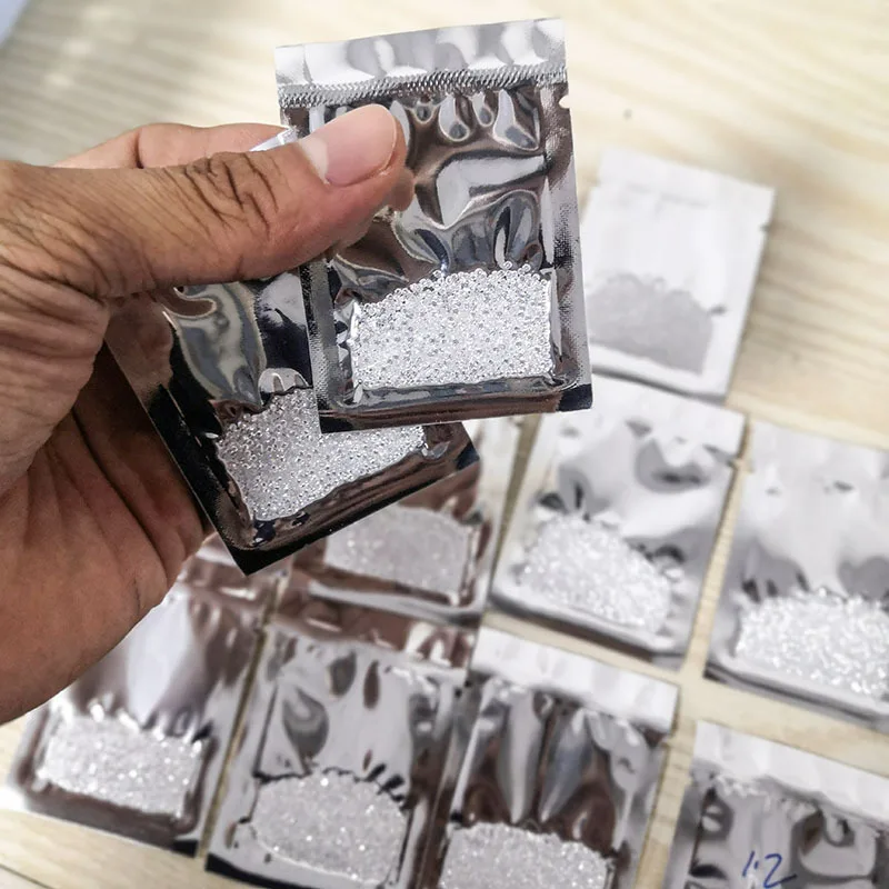 Wholesale  0.8-2.9mm Melee Moissanite Vvs Diamonds Pass Diamond Test Round Brilliant Cut Moissanite Diamond Loose Stone