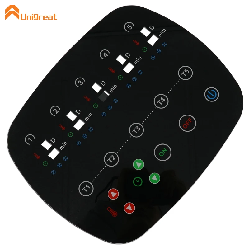 
Custom Decoration Panel Touch Control Switch PMMA Acrylic Capacitive Touch Switch For Sterilizer Cabinet 