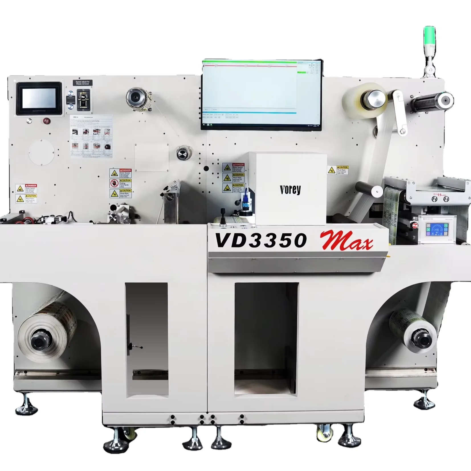 VOREY VD3350 digital label die cutter and print label machine for good sale
