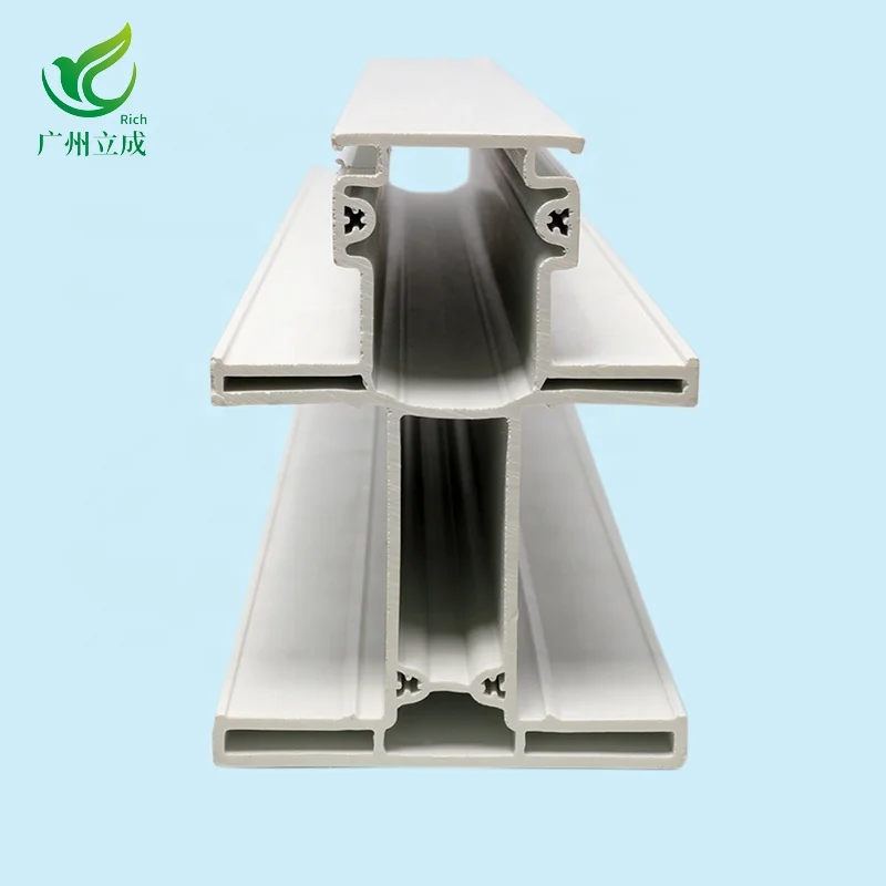 Rich0803, заводская цена, индивидуальный ПВХ профиль для конструкции дверей и окон, пластиковый профиль для зданий