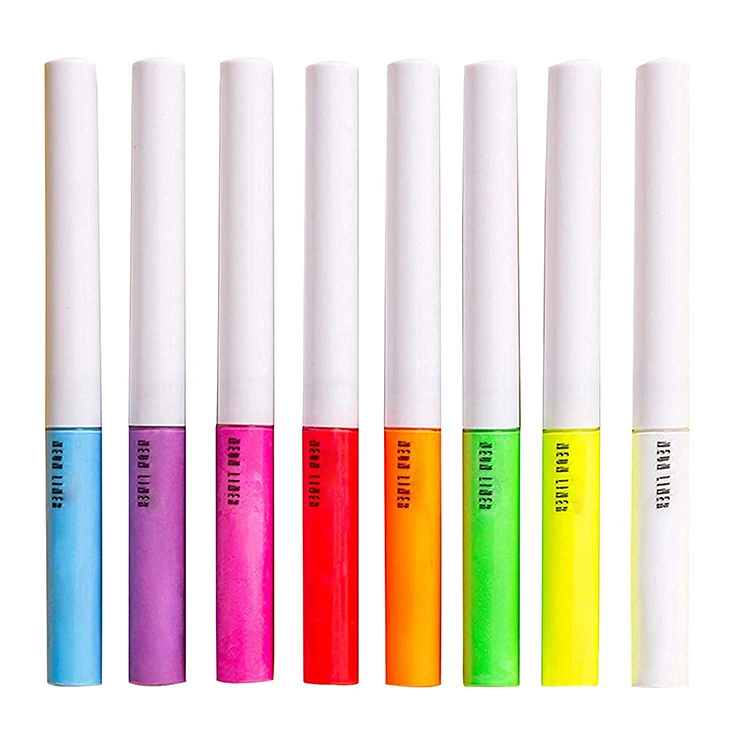 UV Glow Matte Waterproof Halloween Christmas Colorful Neon Liquid Eyeliner