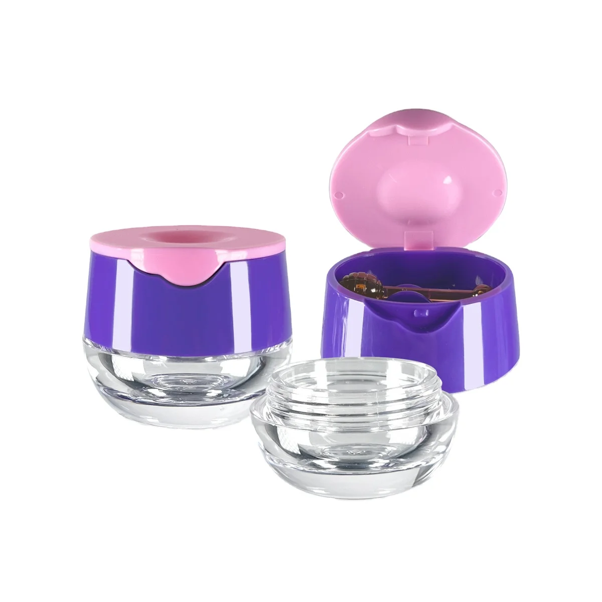 2022 Fashion Unique Cosmetics Plastic Container Lip Balm Containers Private Logo Lipstick Container Cute Jar