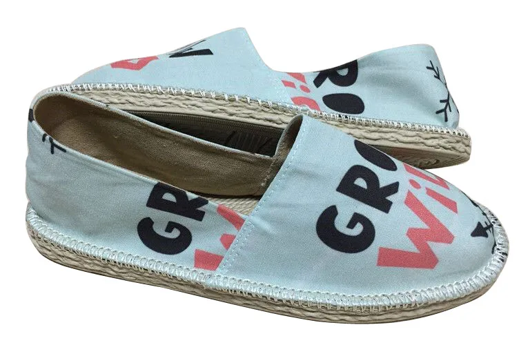 
Loafer Flat Upper New Design Hot On Wholesale Canvas Sneakers Women Shoe Espadrilles 