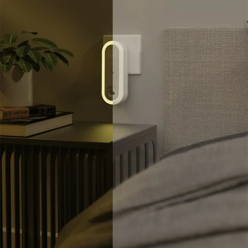 100-240V Air Purifier Night Light Plug in Negative Ion sensor light Mini Freshener LED Intelligent Air Cleaner lamp